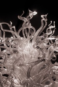 Reversed White chandelier